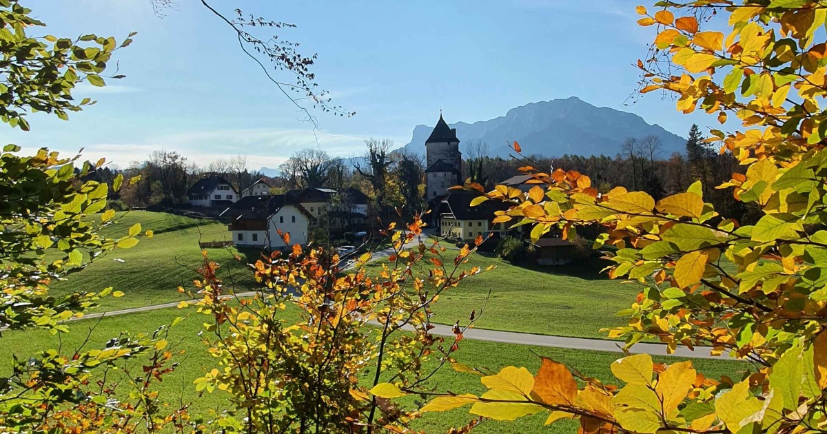 Schlossturm St. Jakob im Herbst © TVB Puch